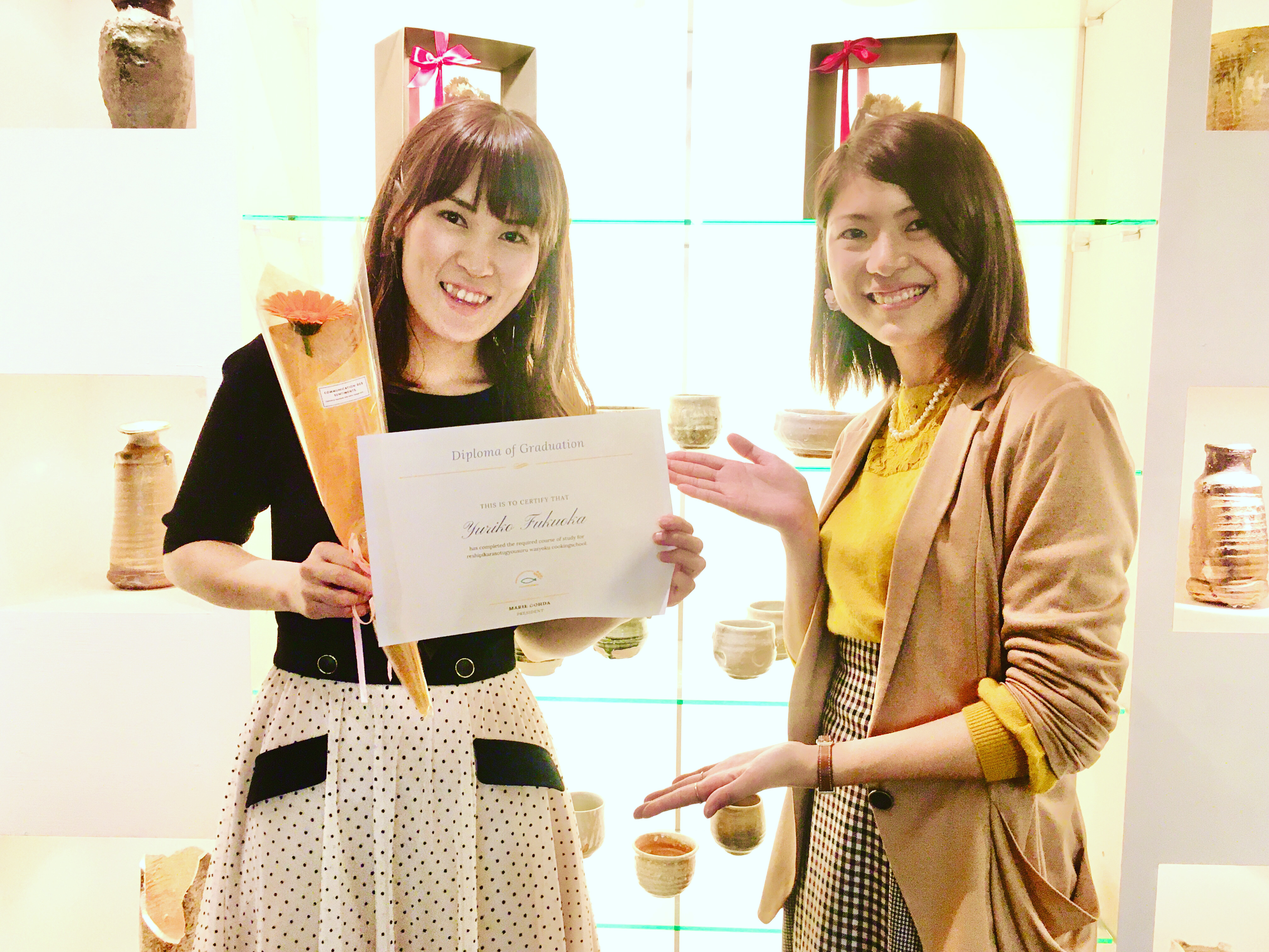 レシピから卒業する和食料理教室短期集中3ヶ月コースご卒業(//∇//)!
